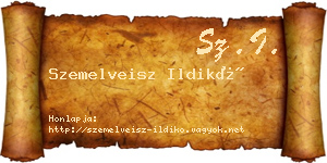 Szemelveisz Ildikó névjegykártya